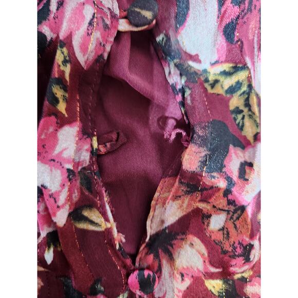 Tamara H Floral Long Sleeve Top - Women's Size Medium - Picture 5 of 5